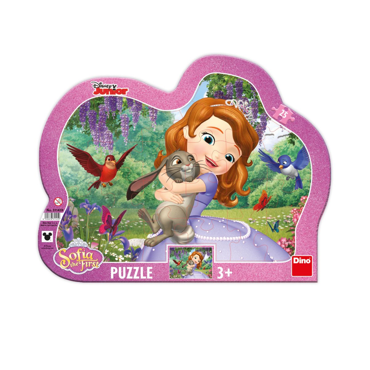 Puzzle deskové Sofie a zvířátka 25 dílků