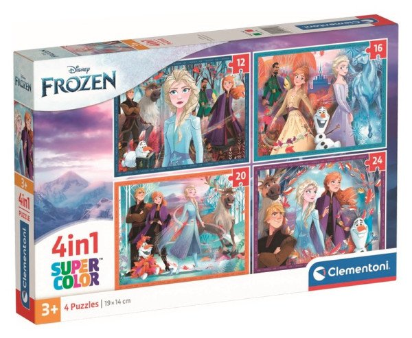 Puzzle Ledové Království 4v1 (12+16+20+24 dílků)