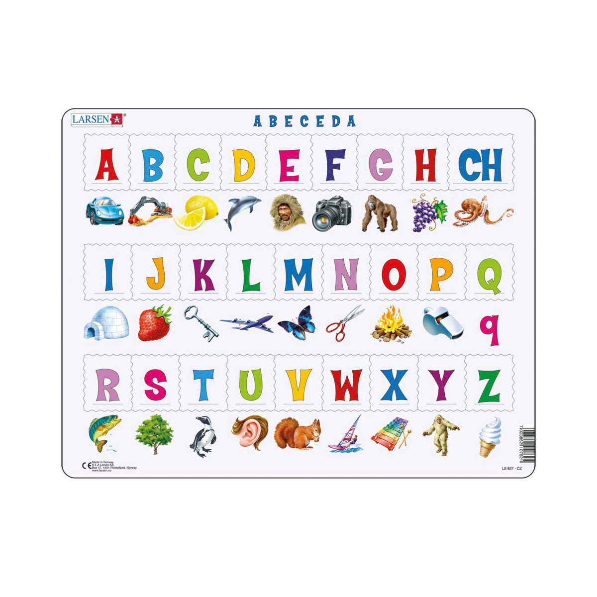 Puzzle Abeceda 27 dílků