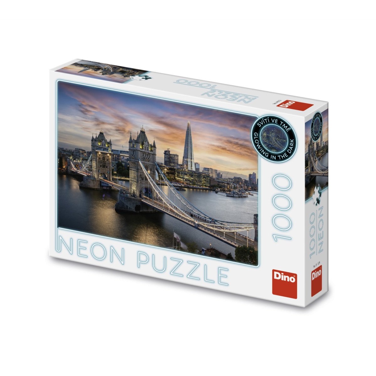 Puzzle Soumrak nad Tower Bridge 1000 délků Neon