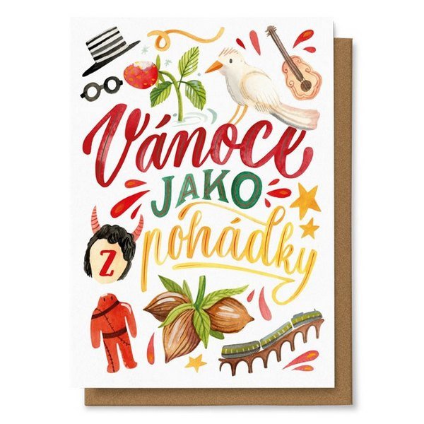 Přání Vánoce jako z pohádky