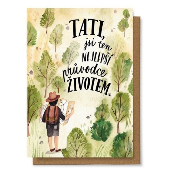 Přání Tati jsi ten nejlepší průvodce životem