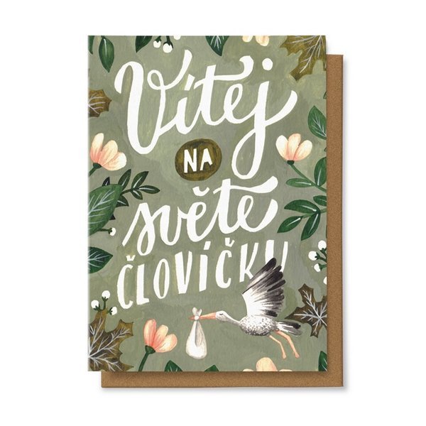 Přání Vítej na světě človíčku