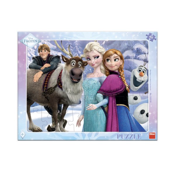 Puzzle deskové Frozen: Na procházce 40 dílků