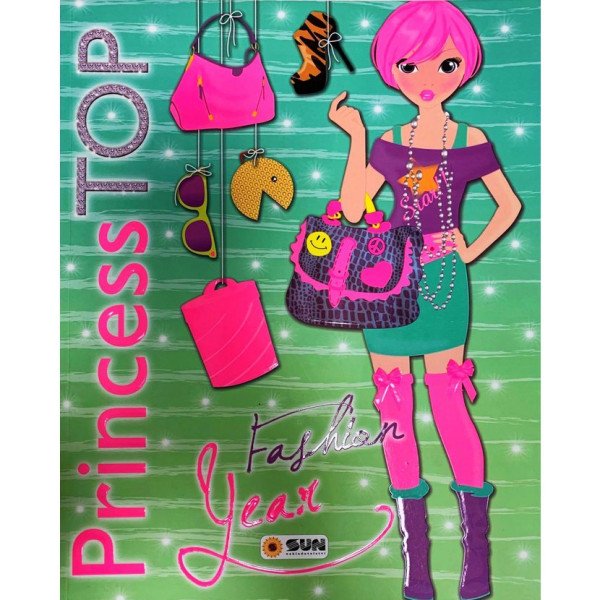 Princess TOP Fashion year Oblečení a doplňky - více než 100 cool samolepek (2021)