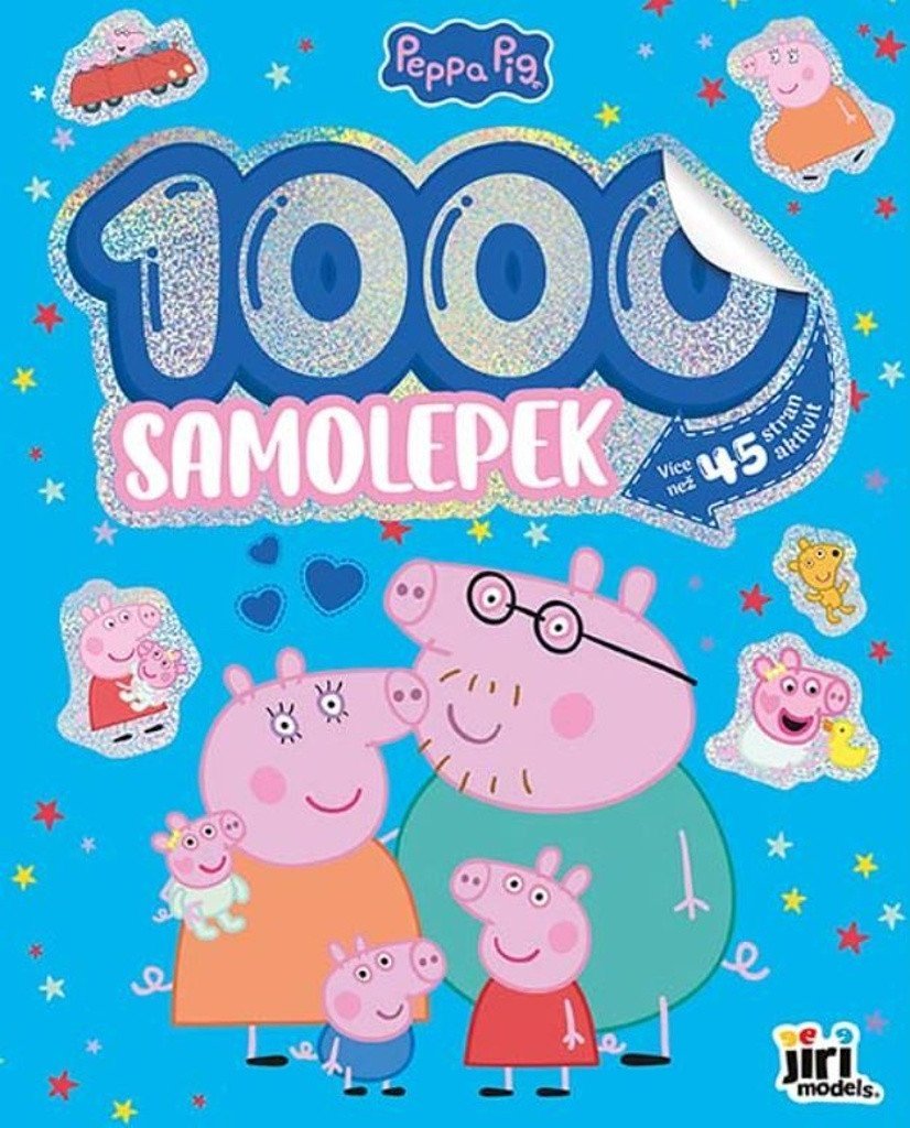 Prasátko Peppa - 1000 samolepek s aktivitami