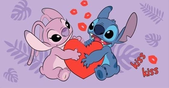 Osuška - Lilo and Stitch Kiss