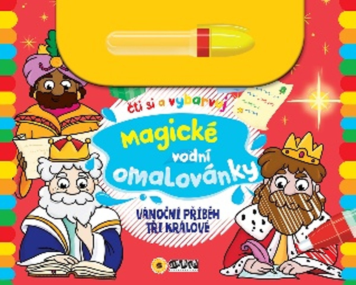 Vánoční příběh Tři králové - Magické vodní omalovánky