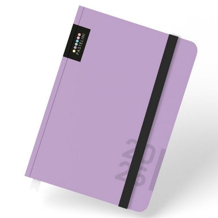 Diář A6 týdenní 2026 PASTELINI fialová