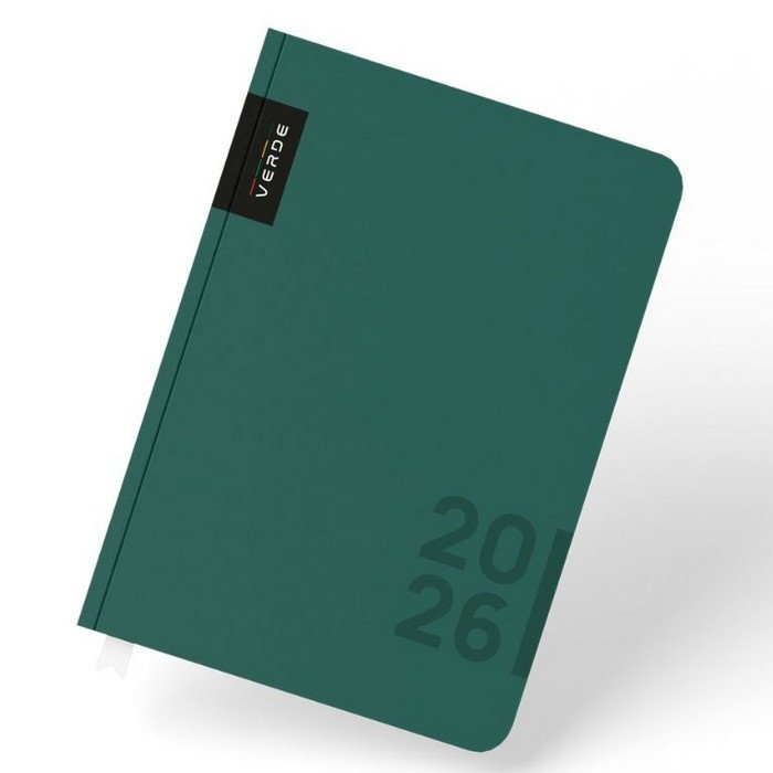 Diář A5 týdenní 2026 VERDE zelená
