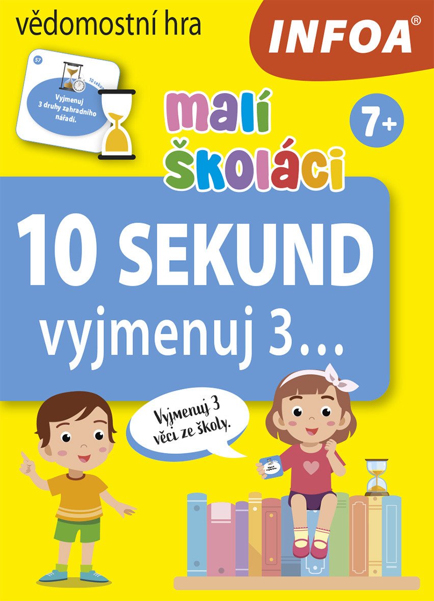 10 sekund vyjmenuj 3 Malí školáci - Krabicová hra