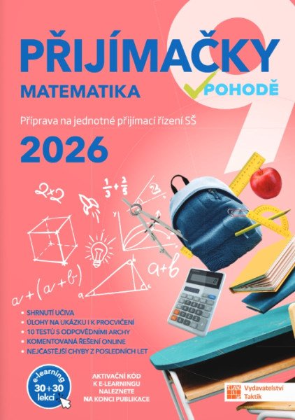 Přijímačky 9 Matematika + E-learning 2026 (2025)