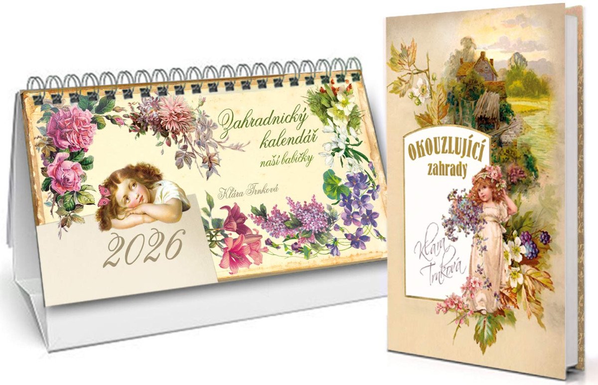 Kalendář 2026 Zahradnický Okouzlující zahrady – Trnková Klára