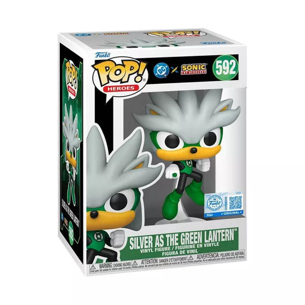 Funko POP Heroes DC x Sonic - Silver as the Green Lantern 592