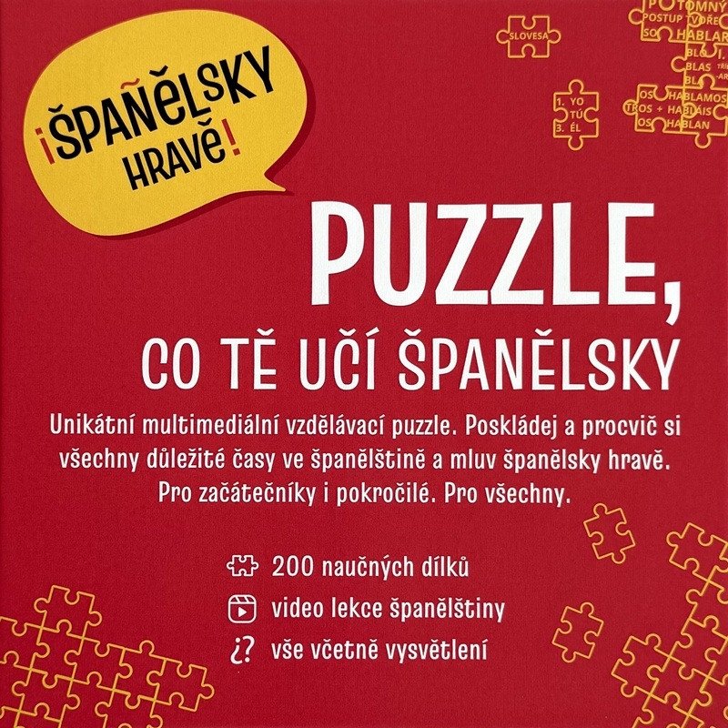 Španělsky Hravě Puzzle co tě učí španělsky