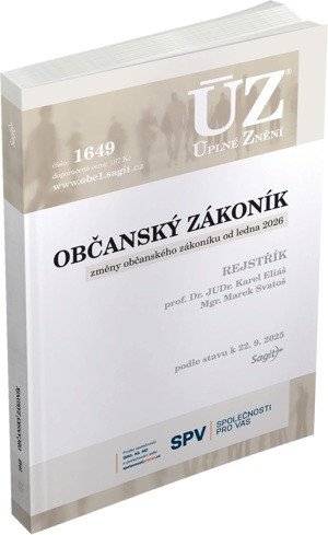 ÚZ 1649 Občanský zákoník