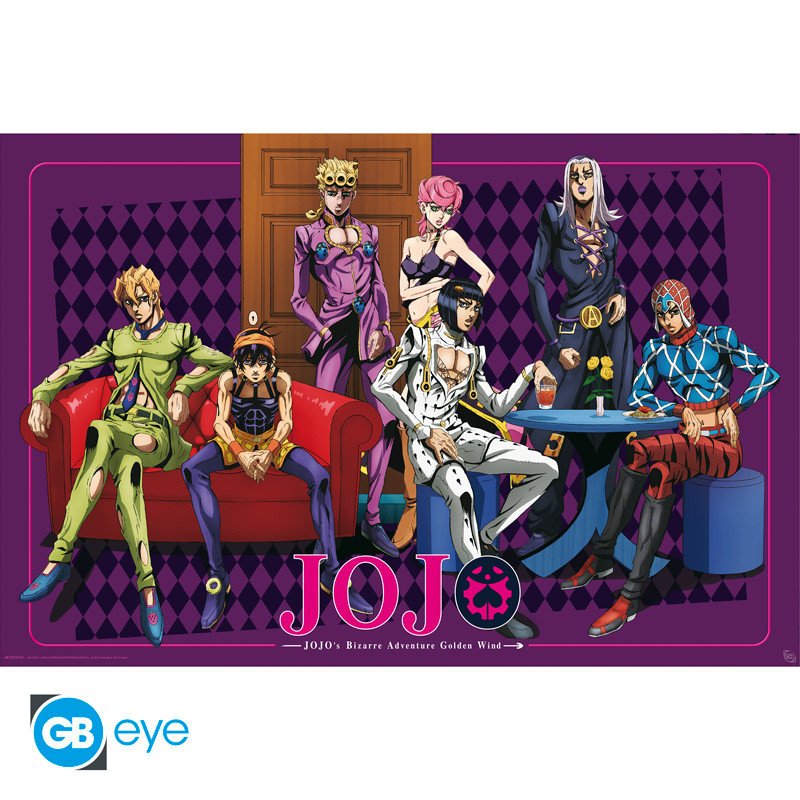 Jolos Bizarre Adventure Plakát Maxi - Golden Wind Team 915 x 61 cm