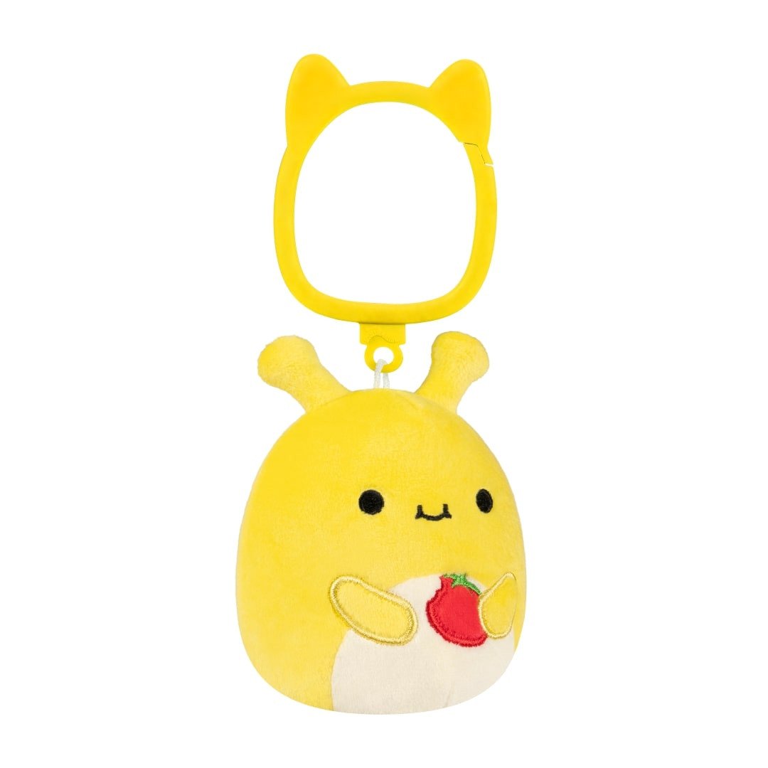Squishmallows Klíčenka Slimák banánový - Zarina 9 cm