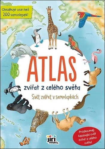 Svět zvířat v samolepkách Atlas Zvířata světa