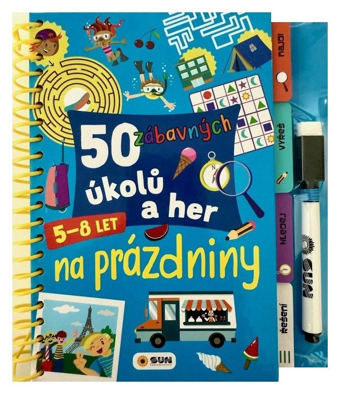 50 zábavných úkolů a her Na prázdniny 5-8 let