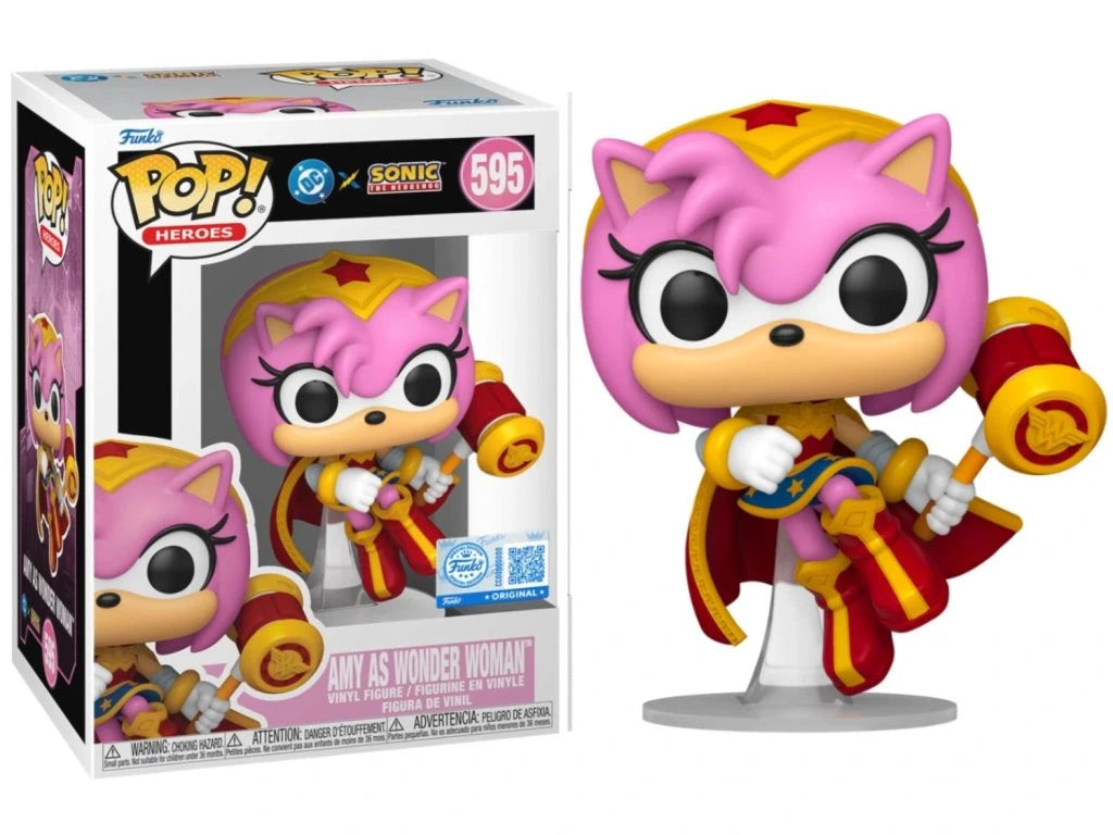 Funko POP Heroes DC Sonic - Amy as Wonder Woman 595