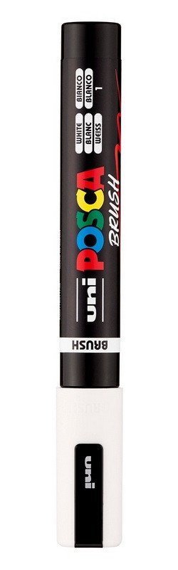 Posca popisovač PC-5BR - bílý 1 - 4 mm