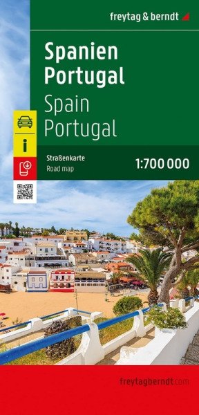 Španělsko - Portugalsko 1:700 000 / automapa (2025)