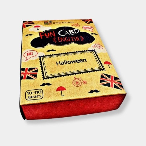 Fun card English Hallowen