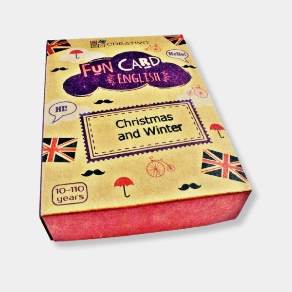 Fun card English Christmas and Winter