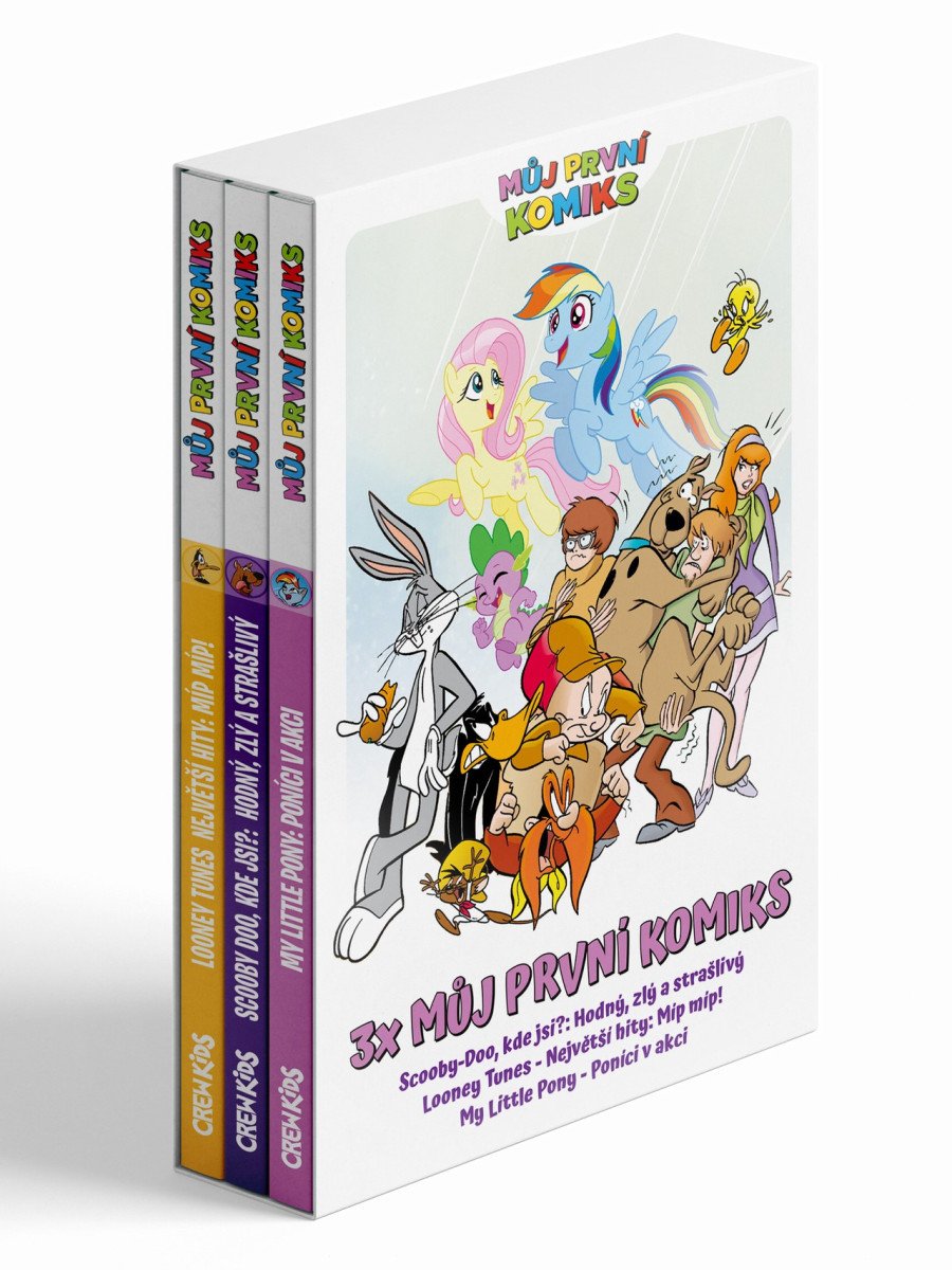 3x Můj první komiks Looney Tunes Scooby-Doo My Little Pony