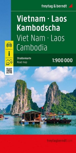 Vietnam – Laos – Kambodža 1:900 000 / automapa (2026)
