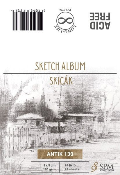 Skicák Antik 130 g/m2