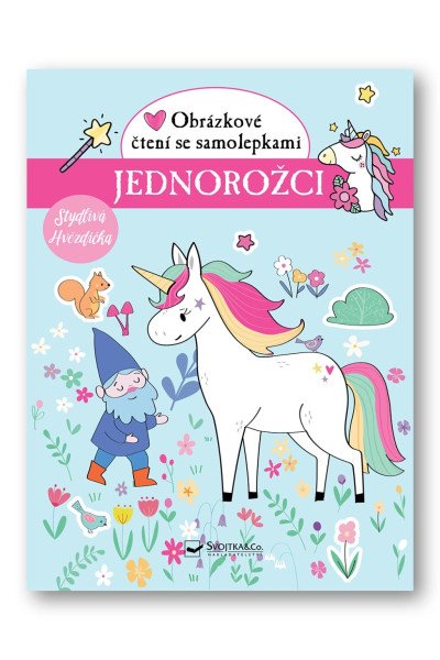 Jednorožci Obrázkové čtení se samolepkami (2025)