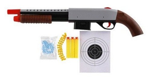 Brokovnice na kuličky 46 cm + vodní kuličky 6mm, pěnové náboje, gumové kuličky