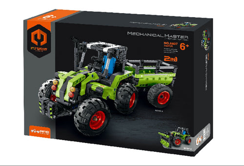 Stavebnice traktor/traktor s valníkem 2v1 346 dílků