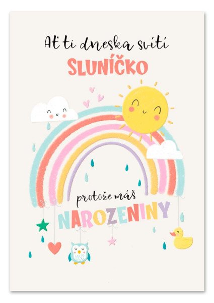 Blahopřání Y