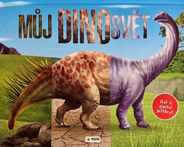 Můj Dino Svět - Slož si vlastní ještěry - XL Kniha (2025)