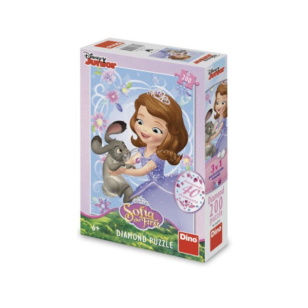 Puzzle Sofie a králíček diamon 200 dílků