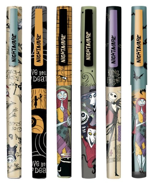 Gumovatelné bombičkové pero Tim Burton