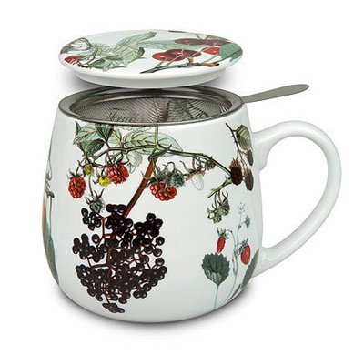Hrnek buclák se sítkem - My favourite tea fruit 420 ml