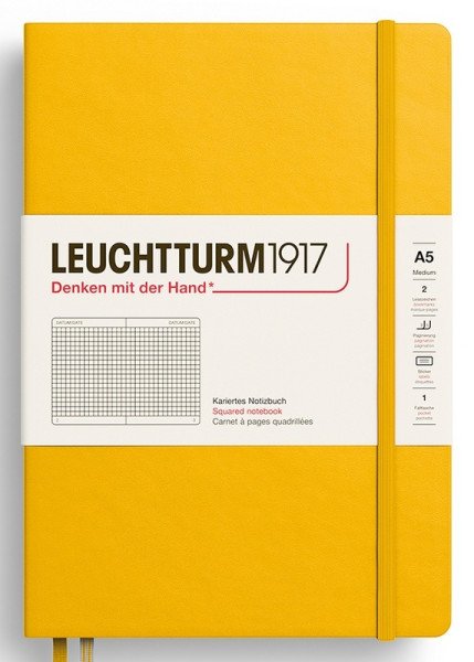 Zápisník Sunflower Hardcover Medium (A5) čtverečkovaný