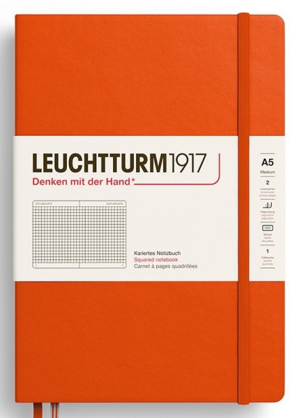 Zápisník Pumpkin Hardcover Medium (A5) čtverečkovaný