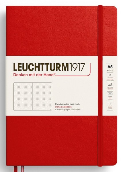 Zápisník Cherry Hardcover Medium (A5) tečkovaný