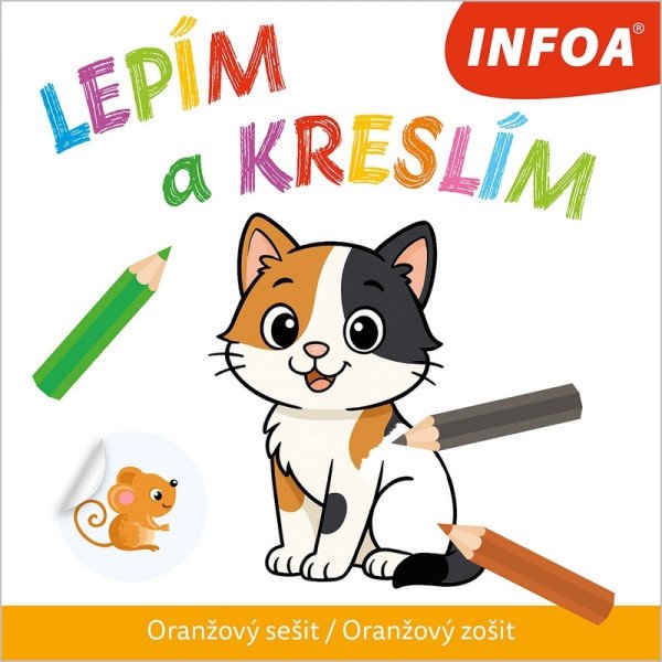 Lepím a kreslím - Oranžový sešit / Oranžový zošit (2026)