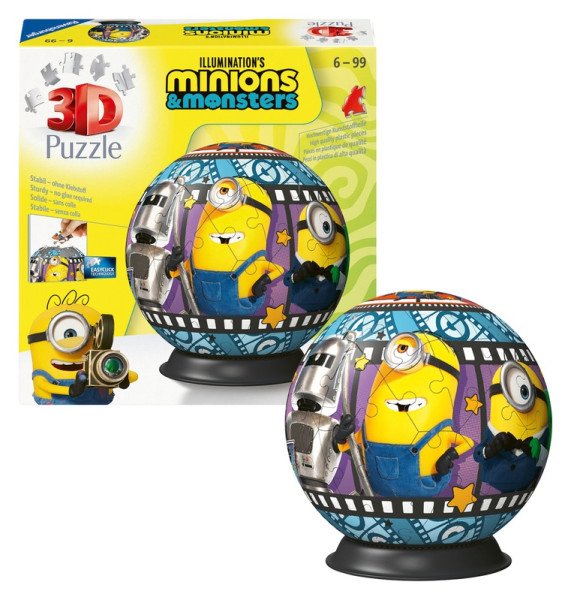 3D Puzzle-Ball: Mimoni 3 72 dílků