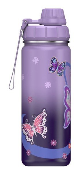 Izolovaná láhev na pití z nerezové oceli 0,5 l Sweet Butterfly