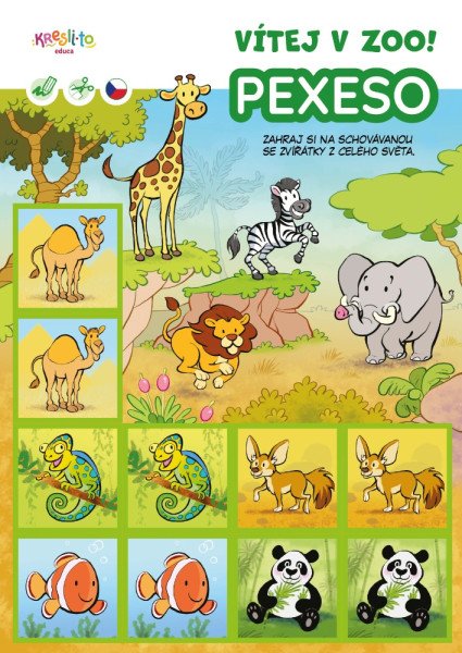 Pexeso Vítej v ZOO!