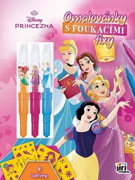 Disney Princezny - Omalovánky s foukacími fixy