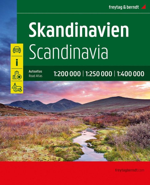 Skandinávie 1:200 000 - 1:400 000 / autoatlas (2026)