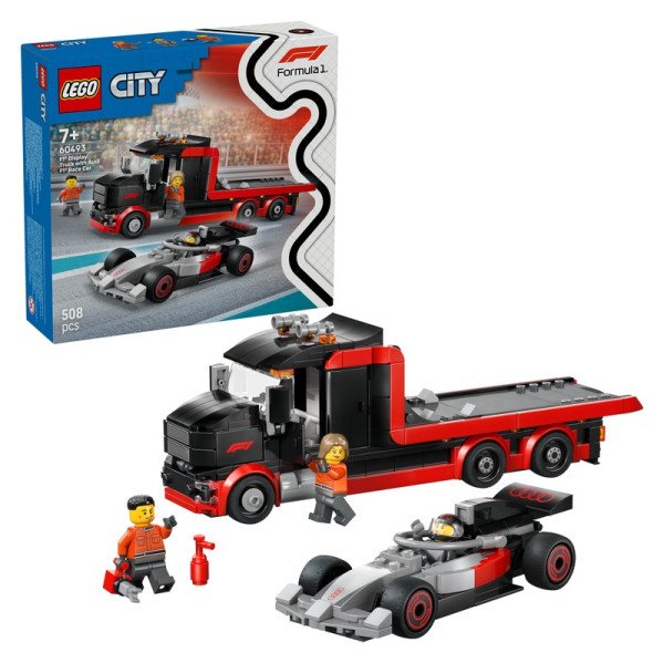 LEGO® City 60493 Výstavní náklaďák F1® se závodním autem Audi F1®